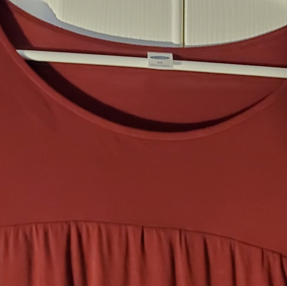 Old Navy XXL Maroon Stretchy Tunic - Picture 2 of 5